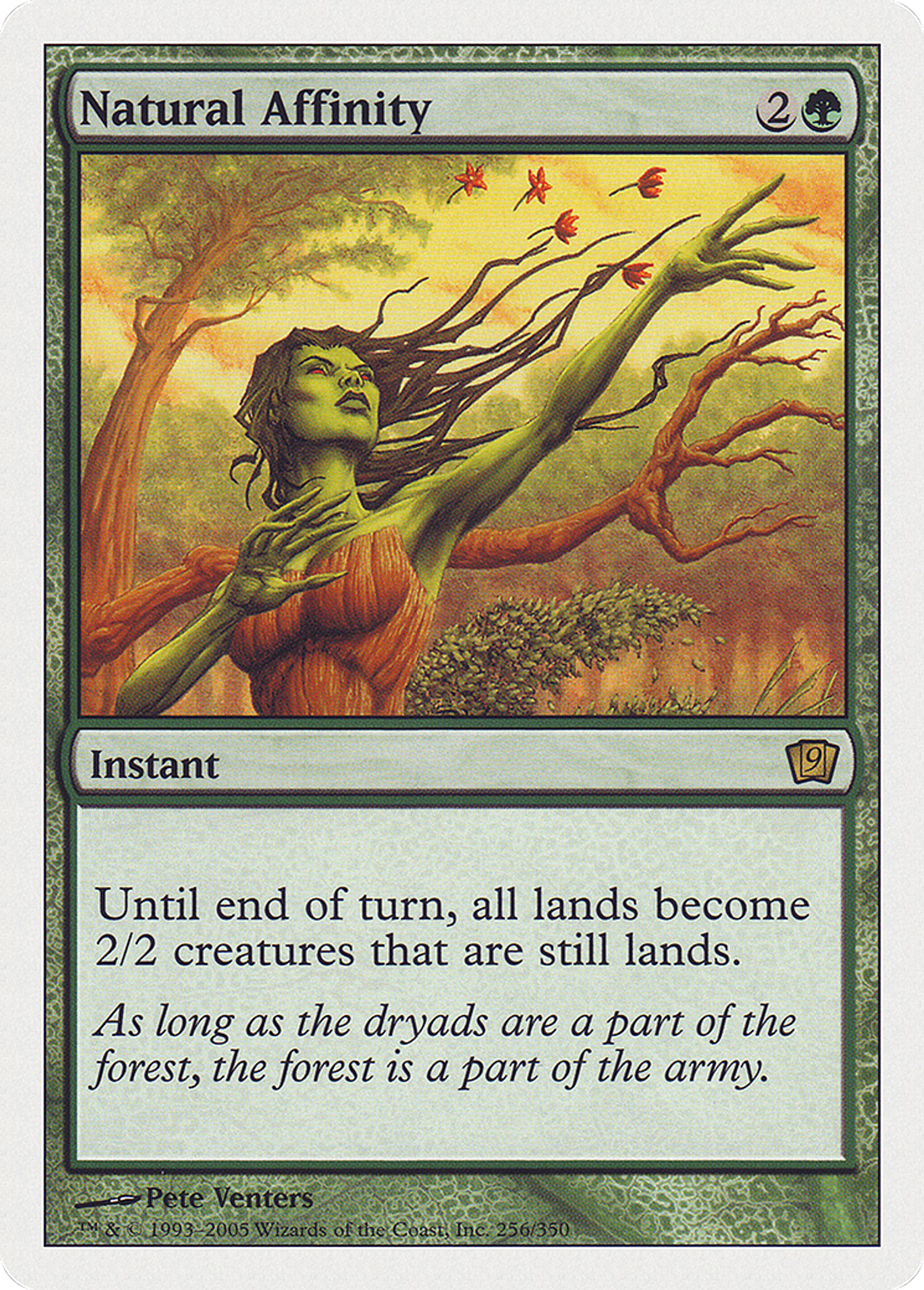 Affinité naturelle — Ninth Edition — Magic: The Gathering
