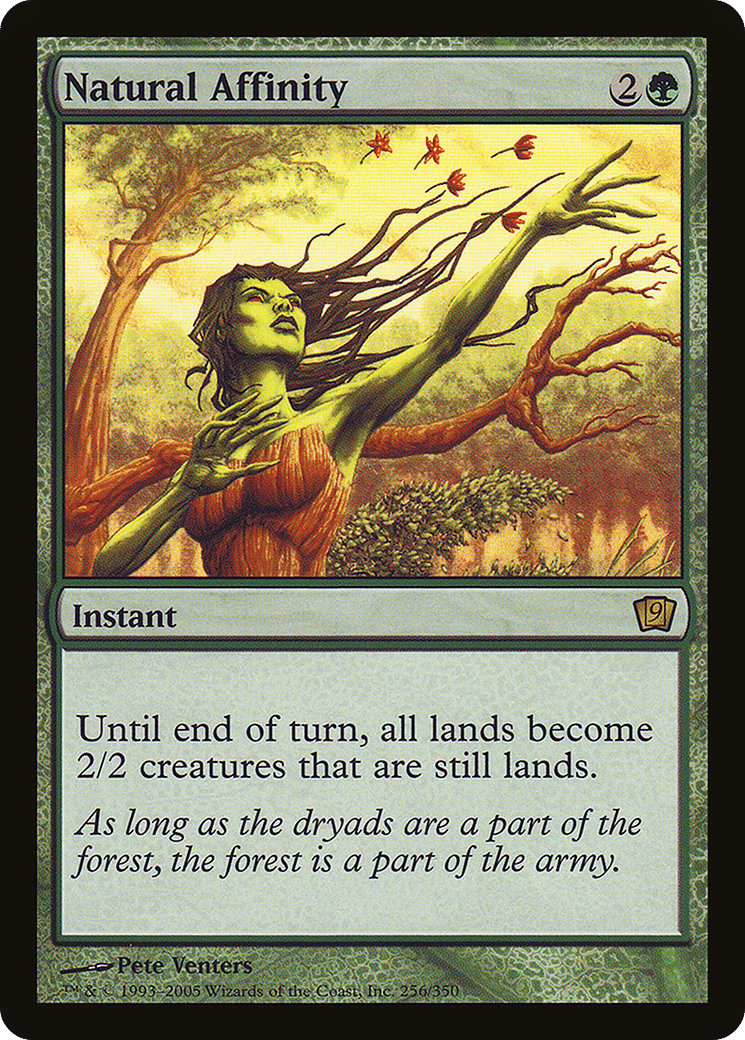 Natural Affinity — Ninth Edition — Magic: The Gathering