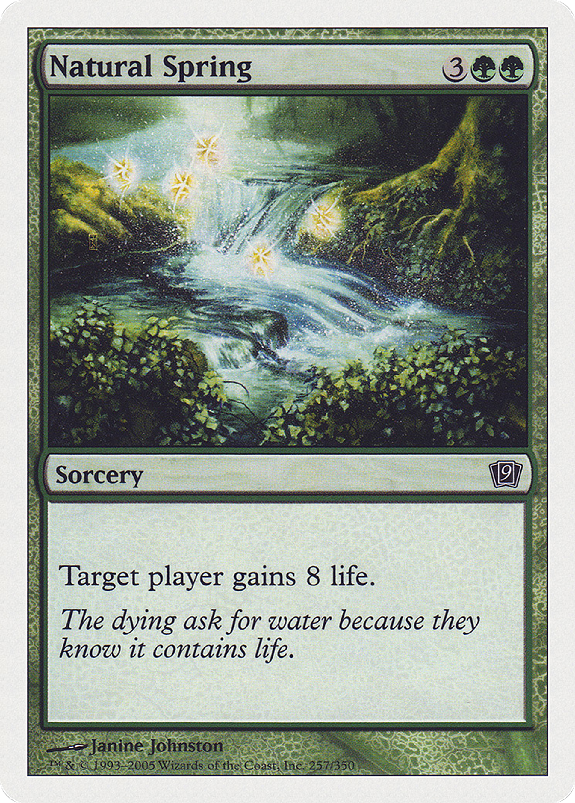 Source naturelle — Ninth Edition — Magic: The Gathering