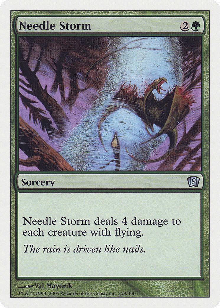 Needle Storm — Ninth Edition — Magic: The Gathering