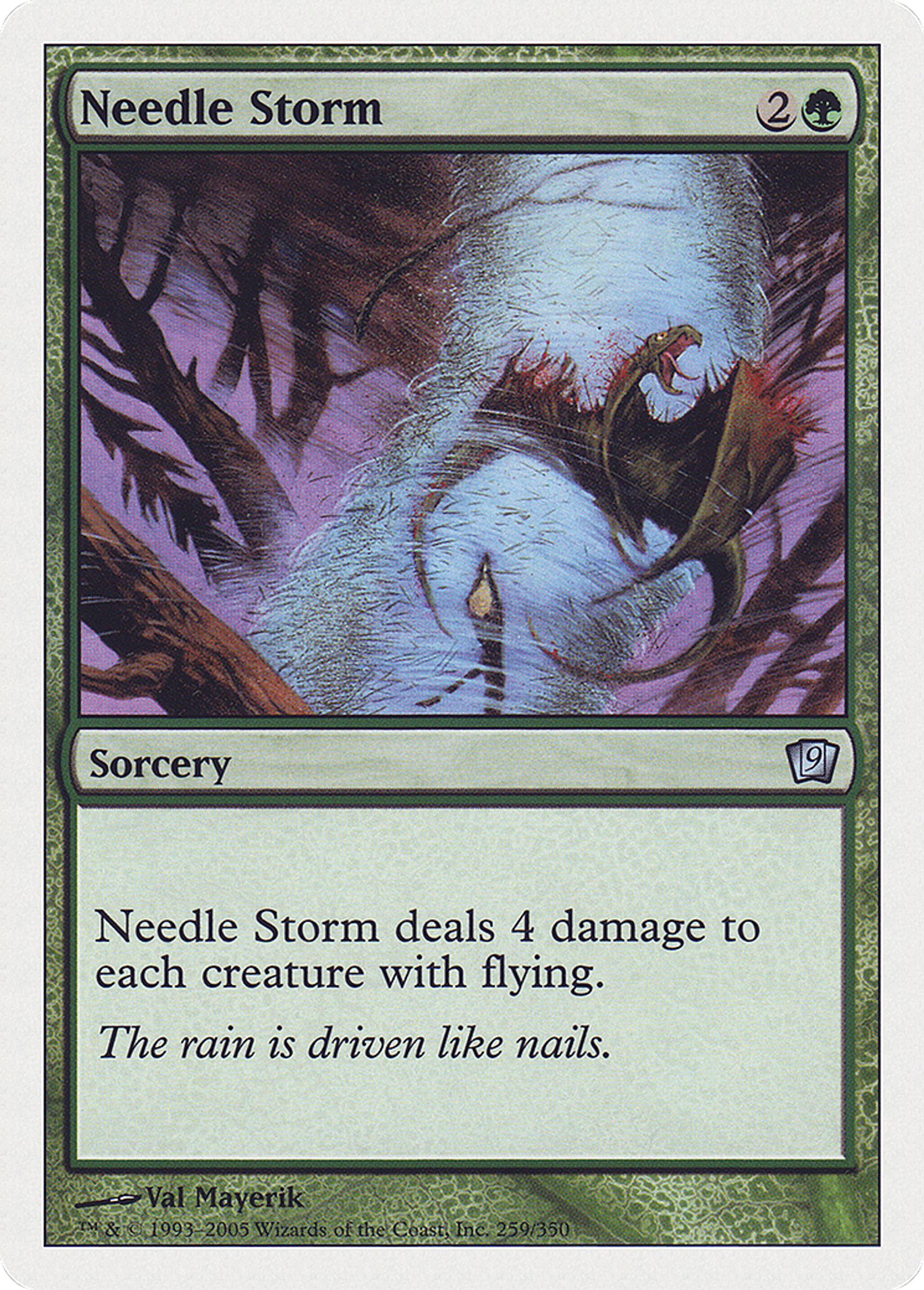 Tempête d'aiguilles — Ninth Edition — Magic: The Gathering