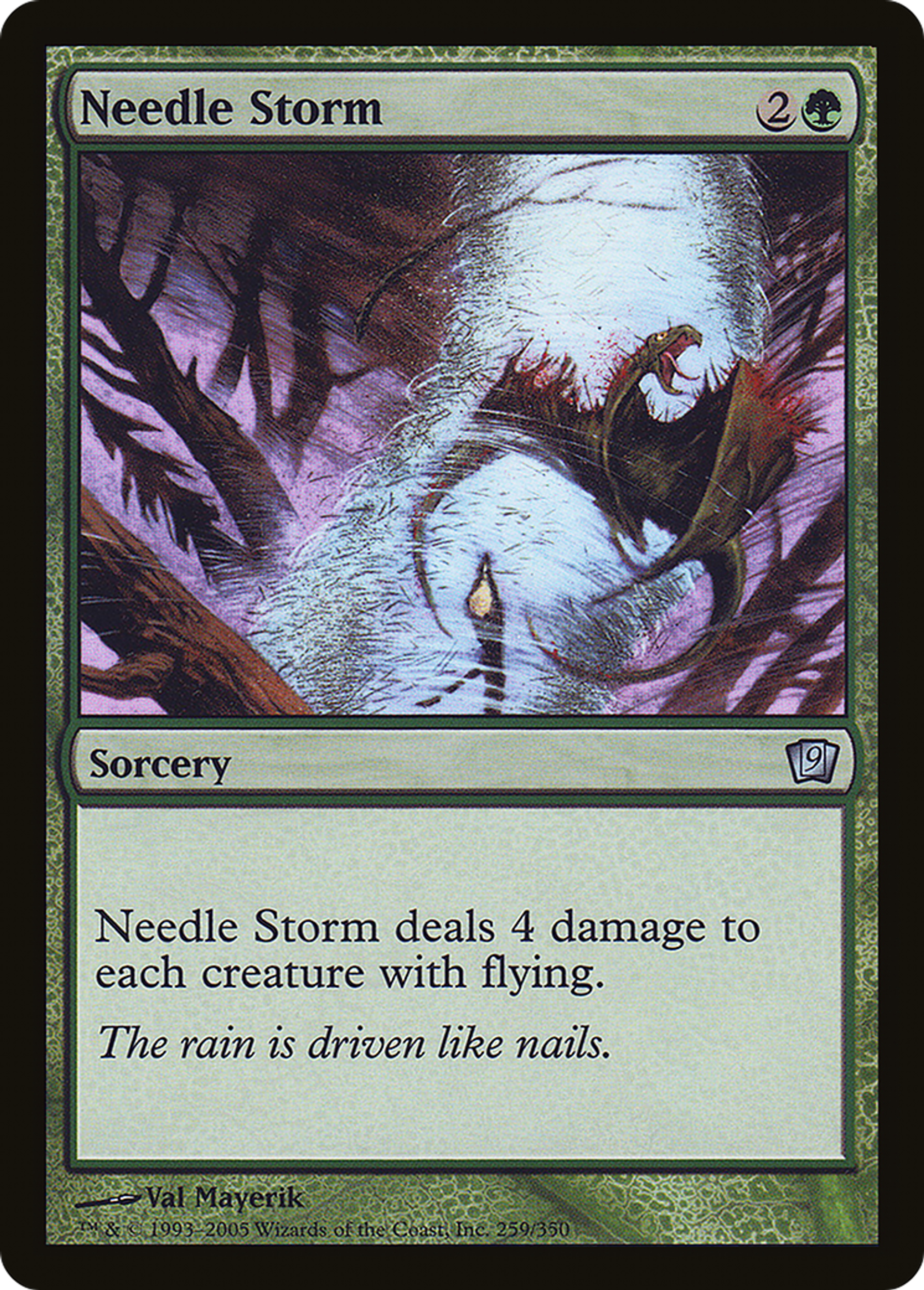 Tempête d'aiguilles — Ninth Edition — Magic: The Gathering
