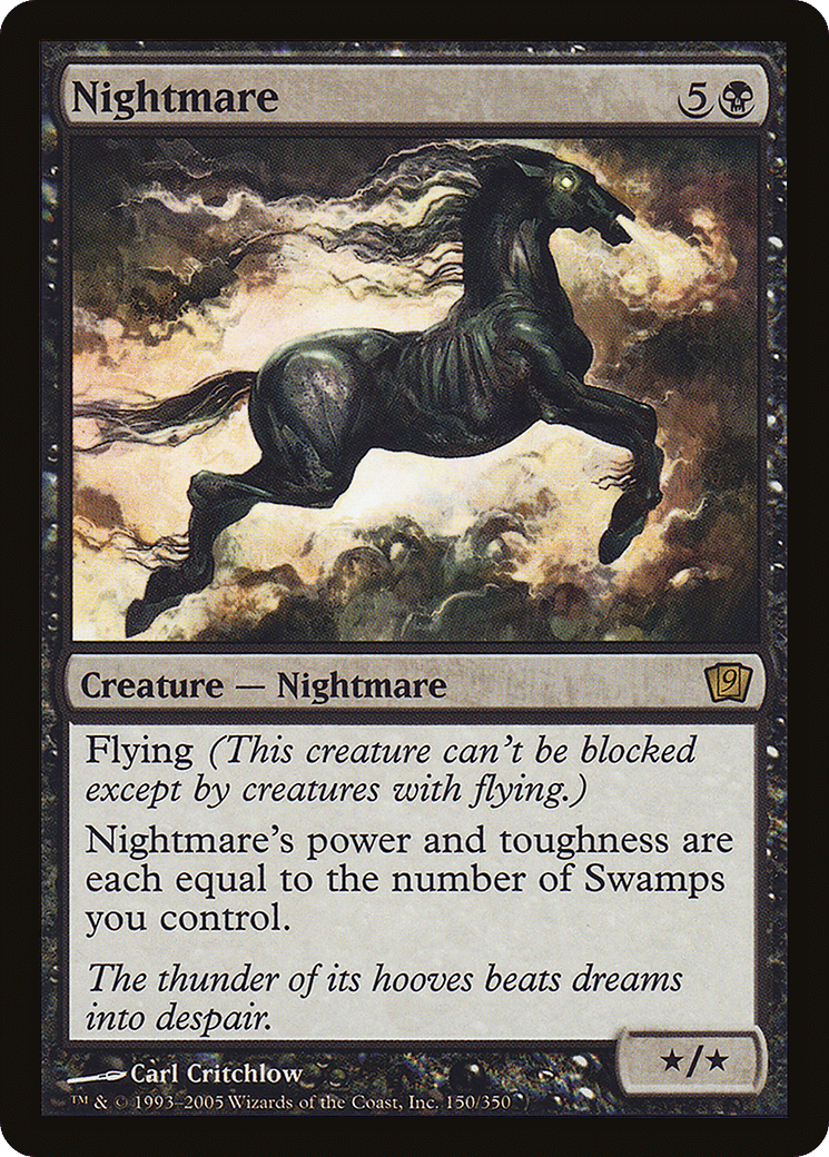 Cheval de cauchemar — Ninth Edition — Magic: The Gathering