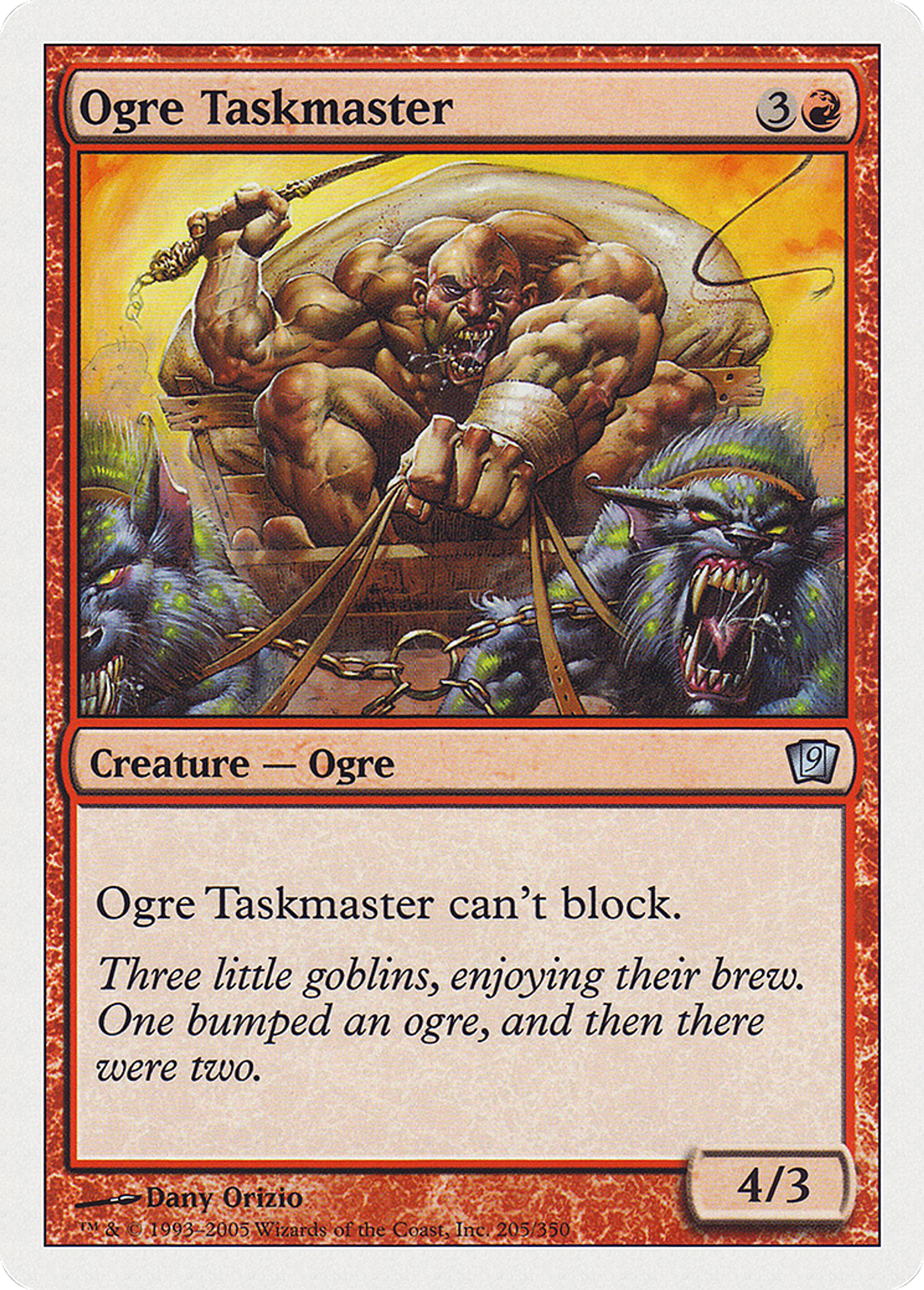 Surveillant ogre — Ninth Edition — Magic: The Gathering
