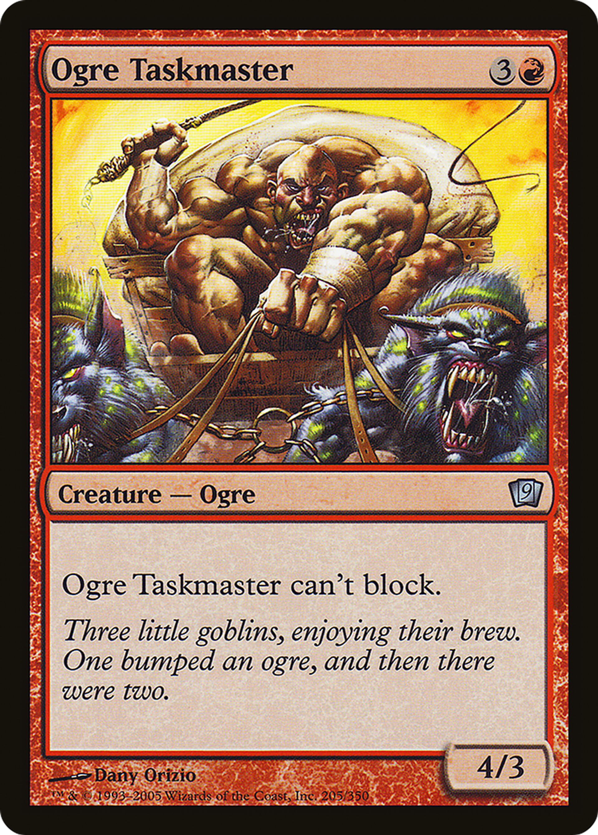Surveillant ogre — Ninth Edition — Magic: The Gathering