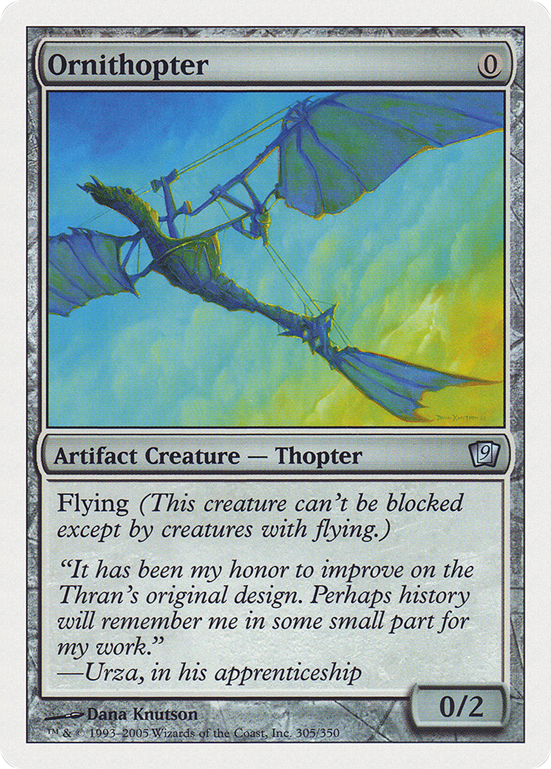 Ornithoptère — Ninth Edition — Magic: The Gathering