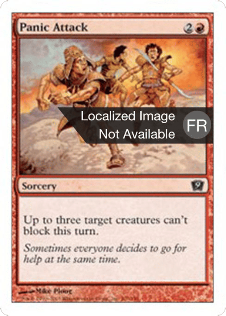 Attaque paniquante — Ninth Edition — Magic: The Gathering