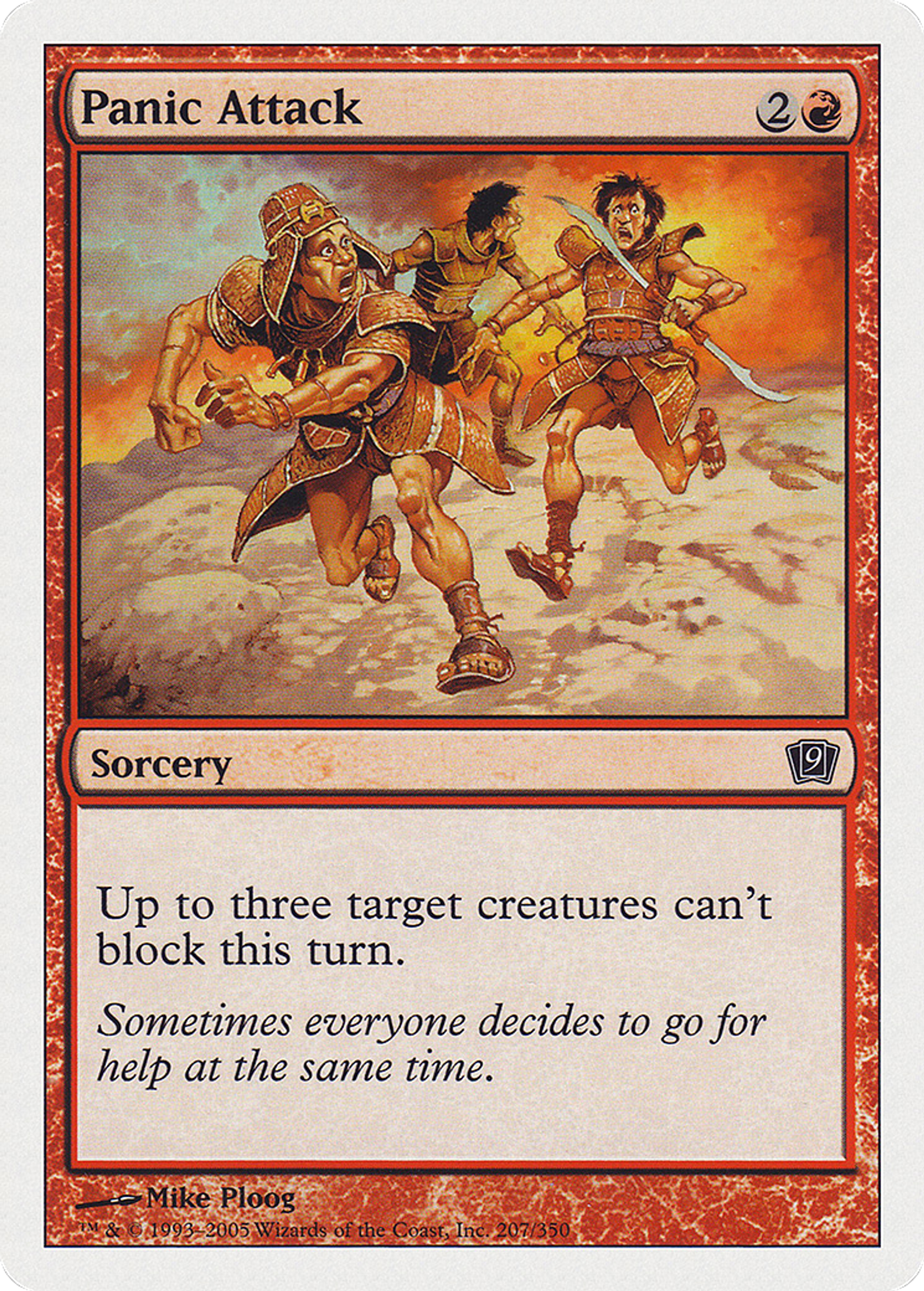 Attaque paniquante — Ninth Edition — Magic: The Gathering