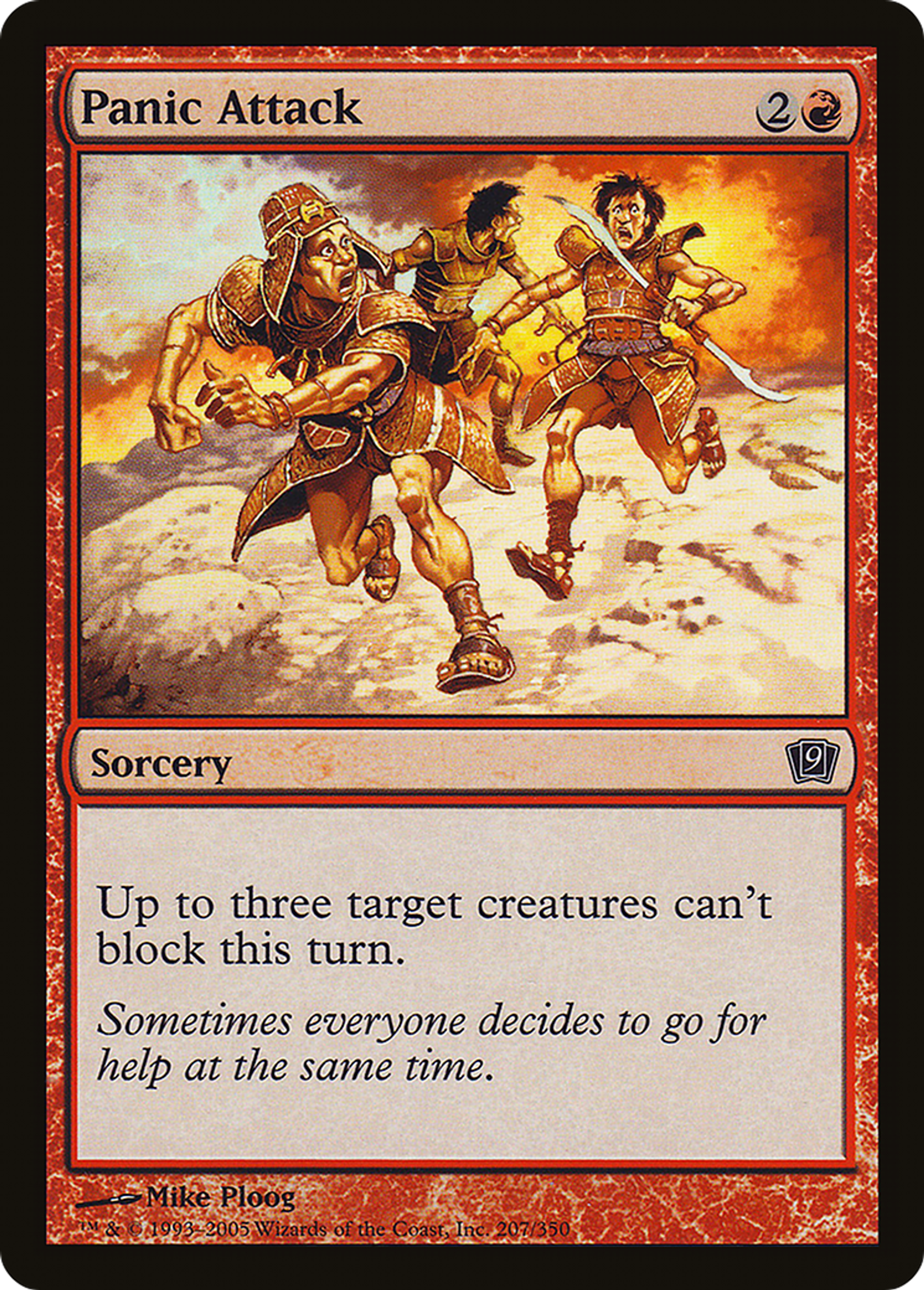 Attaque paniquante — Ninth Edition — Magic: The Gathering
