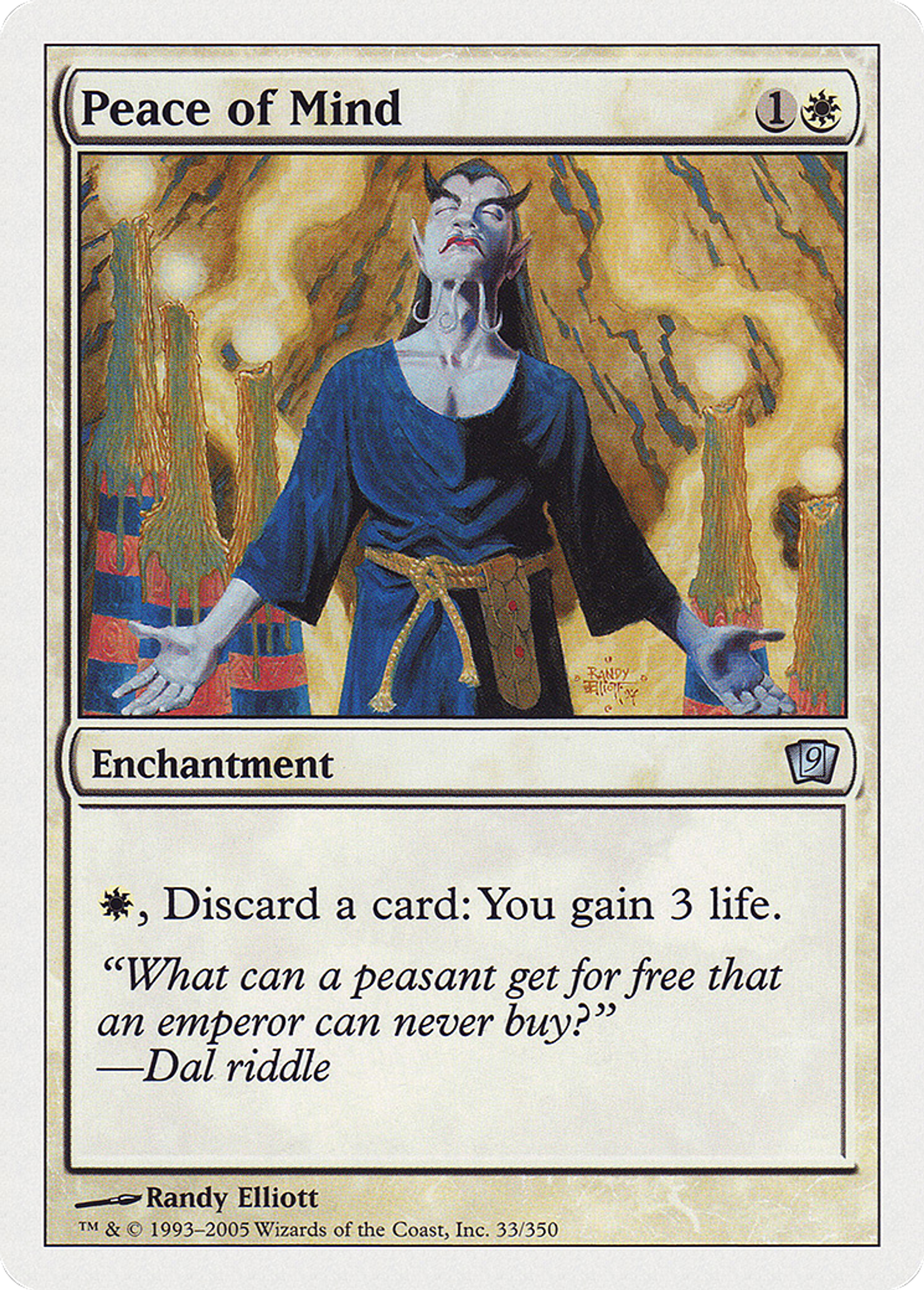 Paix de l'esprit — Ninth Edition — Magic: The Gathering