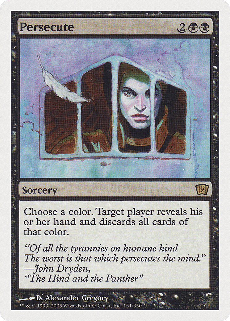 Persecute — Ninth Edition — Magic: The Gathering