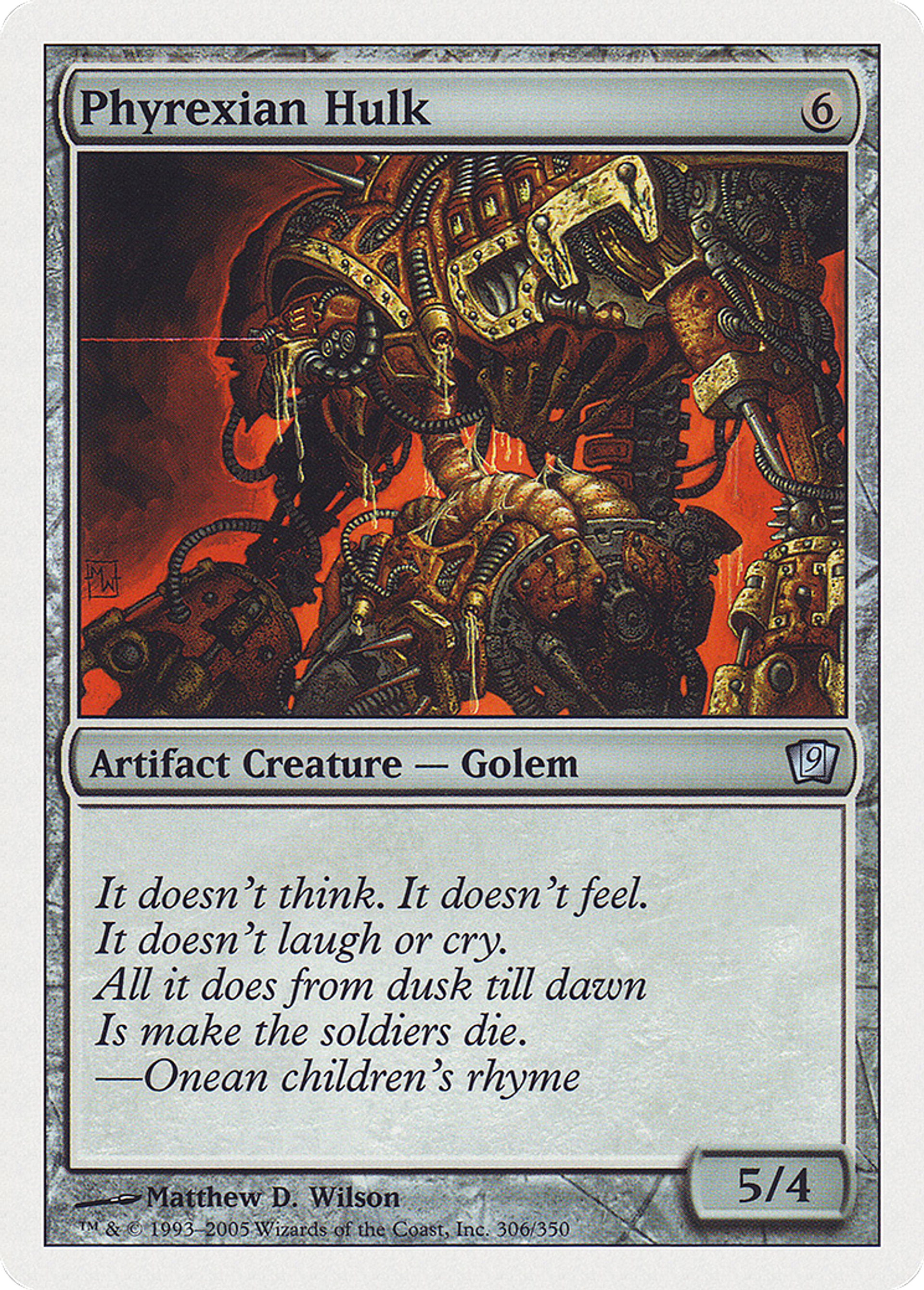 Carcasse phyrexiane — Ninth Edition — Magic: The Gathering