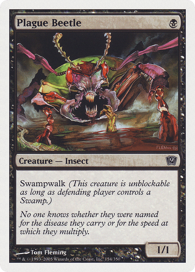 Plague Beetle — Ninth Edition — Magic: The Gathering