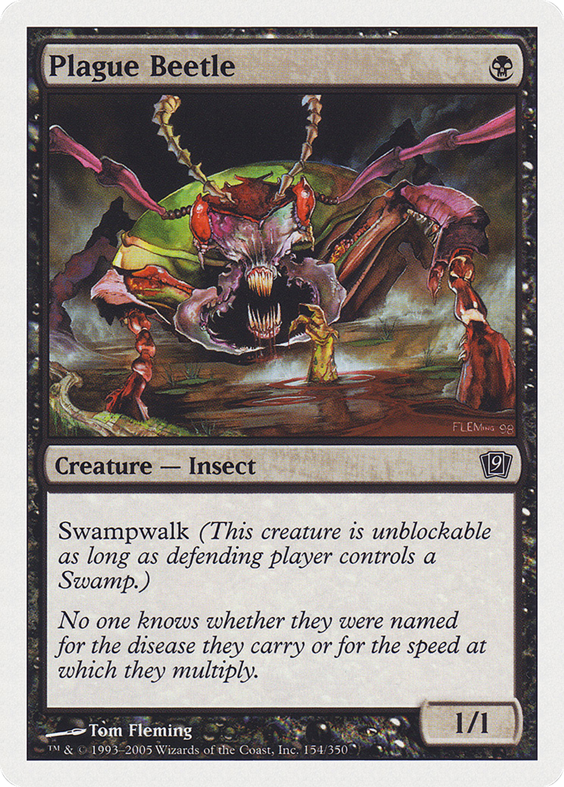 Scarabée de la Peste — Ninth Edition — Magic: The Gathering