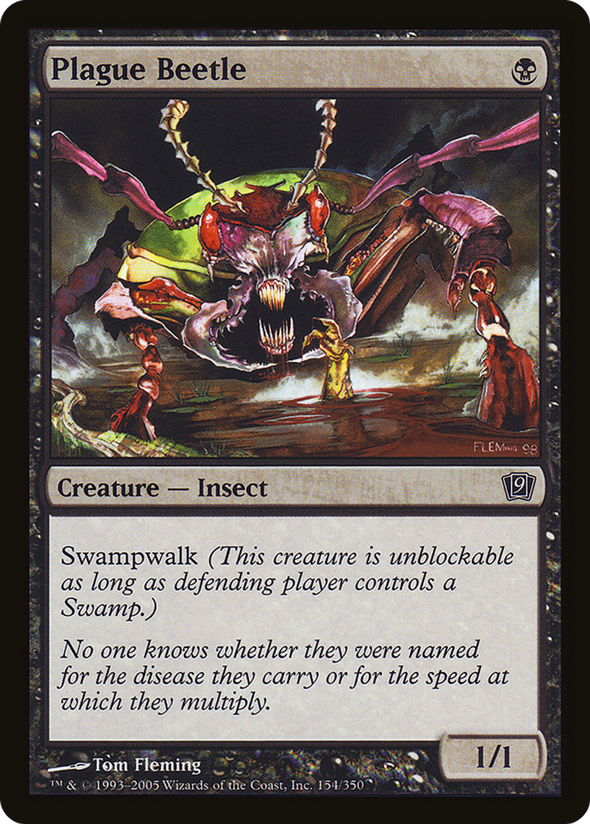 Scarabée de la Peste — Ninth Edition — Magic: The Gathering