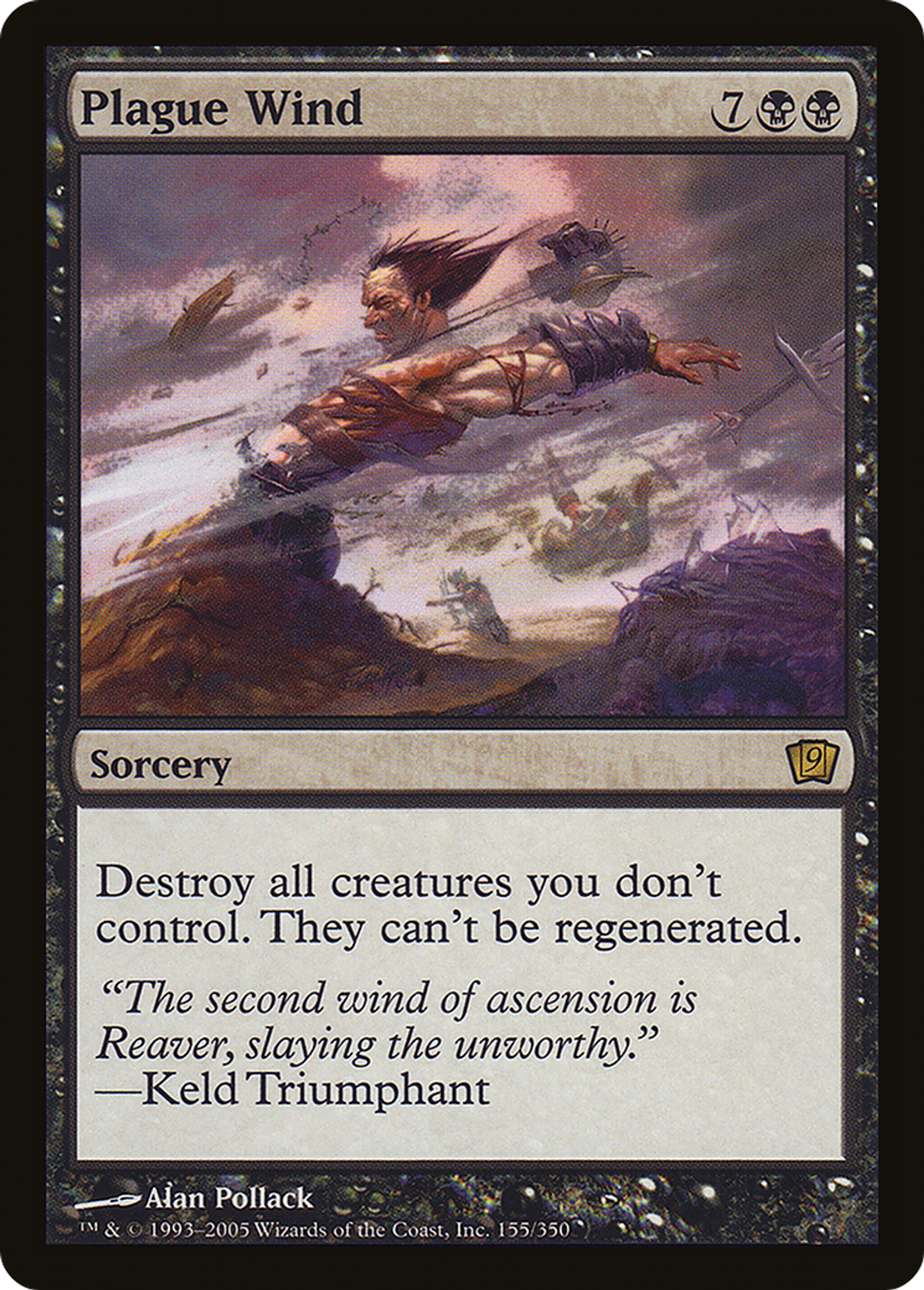 Vent de peste — Ninth Edition — Magic: The Gathering