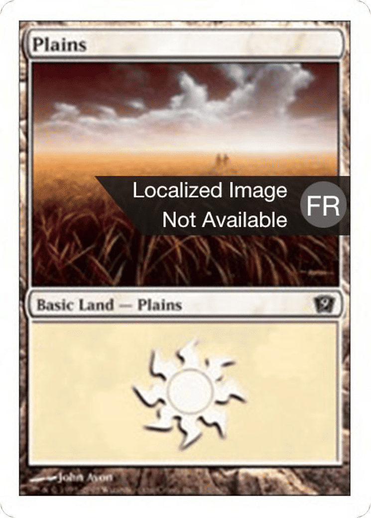 Plaine — Ninth Edition — Magic: The Gathering