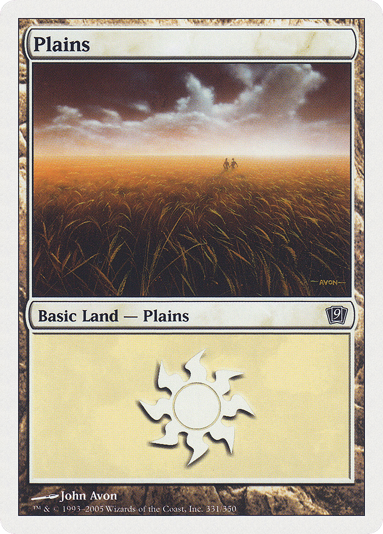 Plains — Ninth Edition — Magic: The Gathering