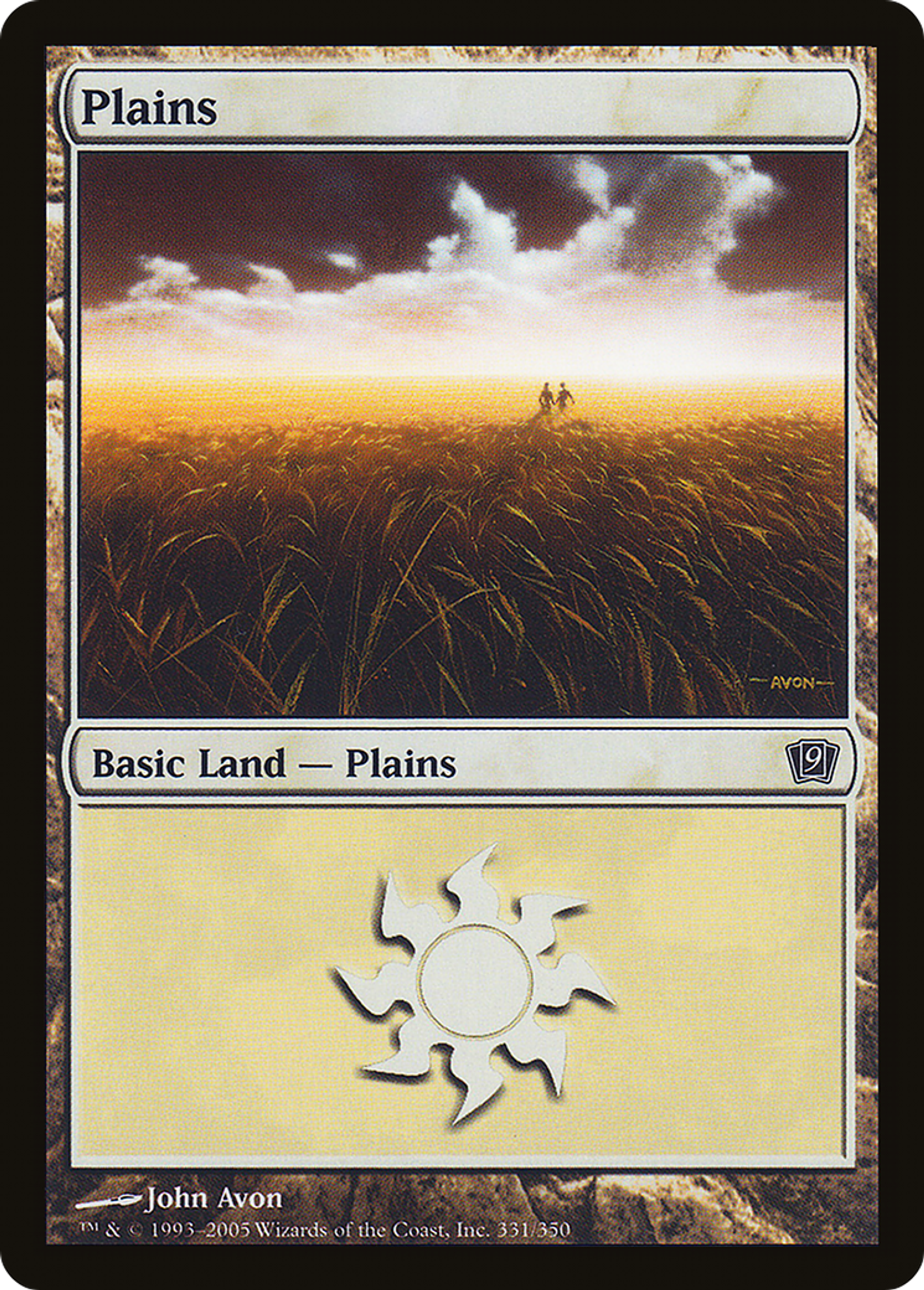 Plaine — Ninth Edition — Magic: The Gathering