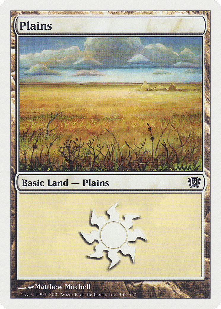 Plains — Ninth Edition — Magic: The Gathering