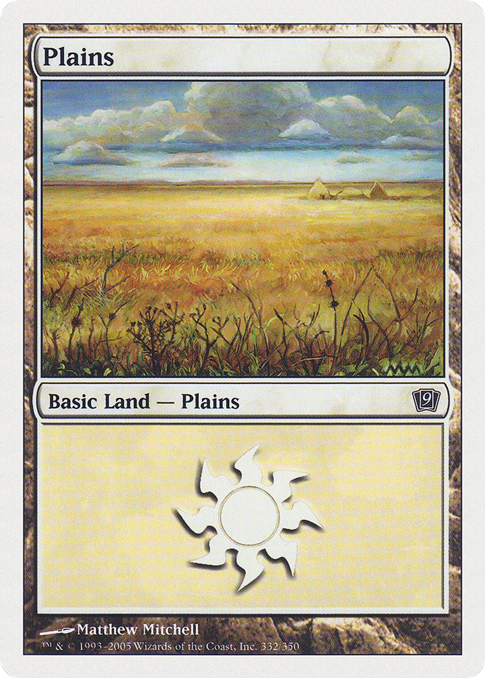 Plaine — Ninth Edition — Magic: The Gathering