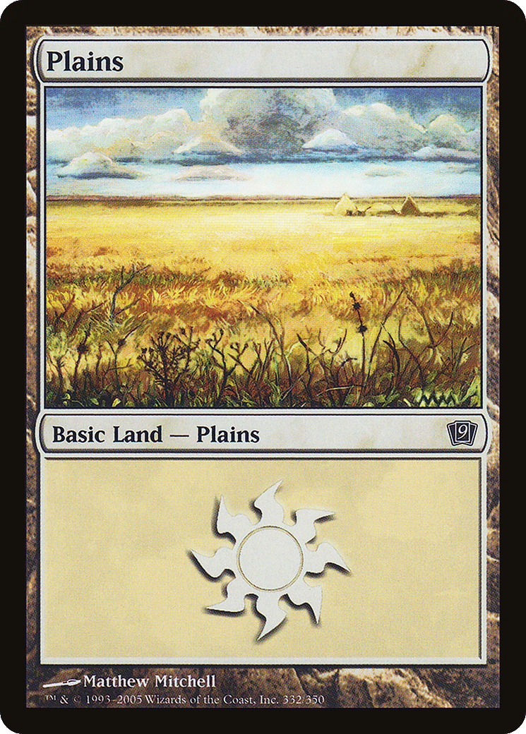 Plains — Ninth Edition — Magic: The Gathering