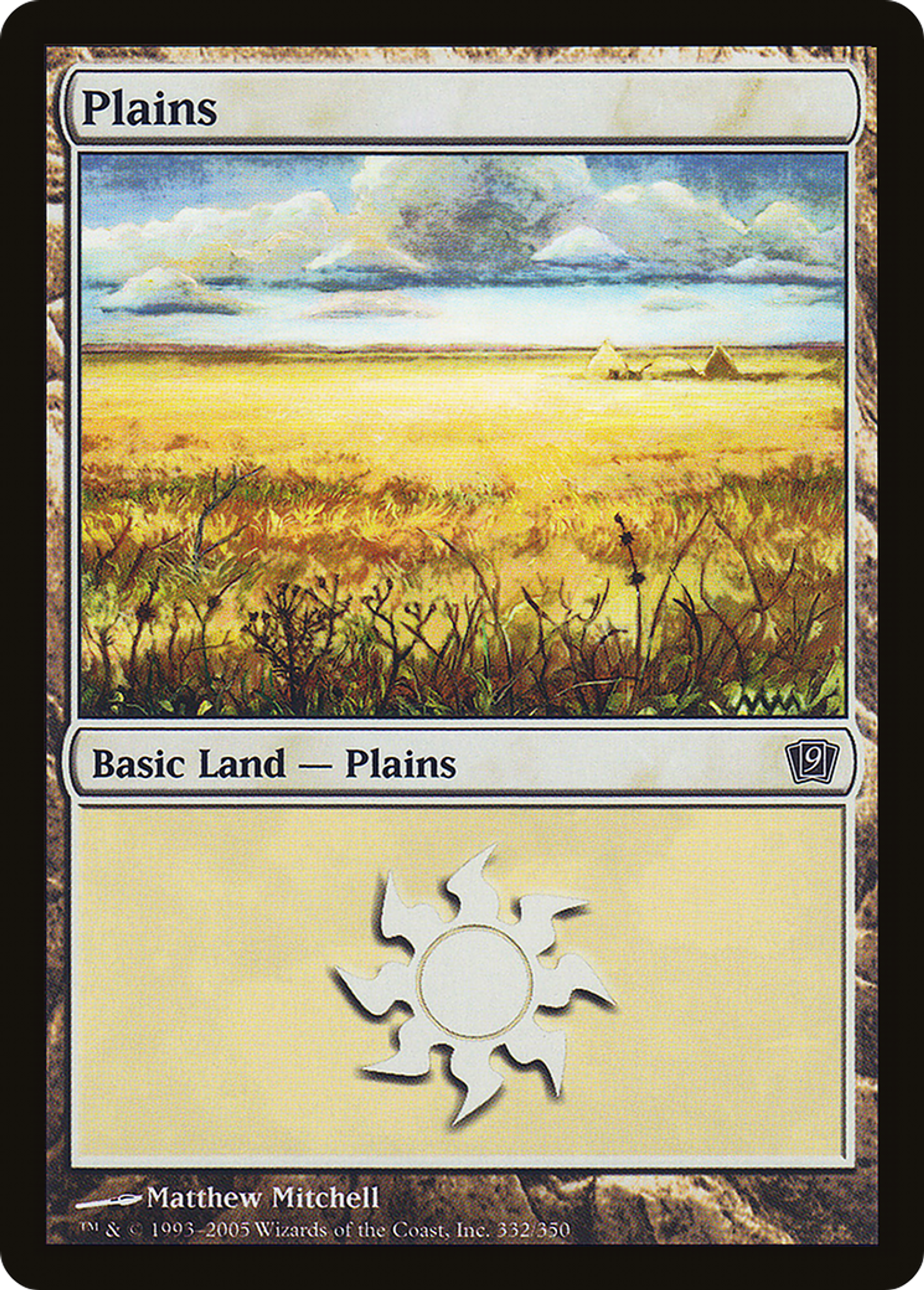 Plaine — Ninth Edition — Magic: The Gathering
