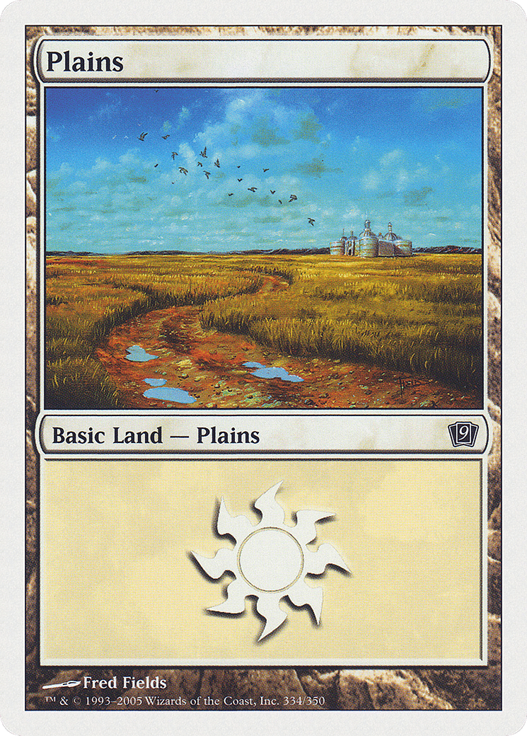 Plains — Ninth Edition — Magic: The Gathering