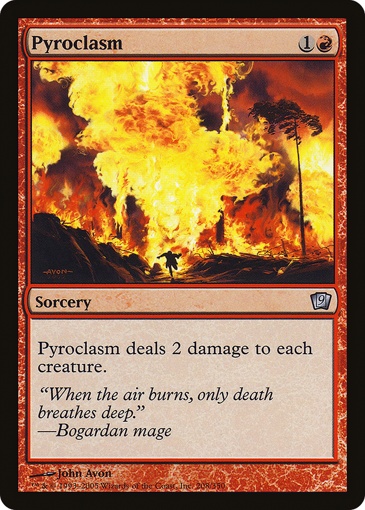 Pyroclasm — Ninth Edition — Magic: The Gathering