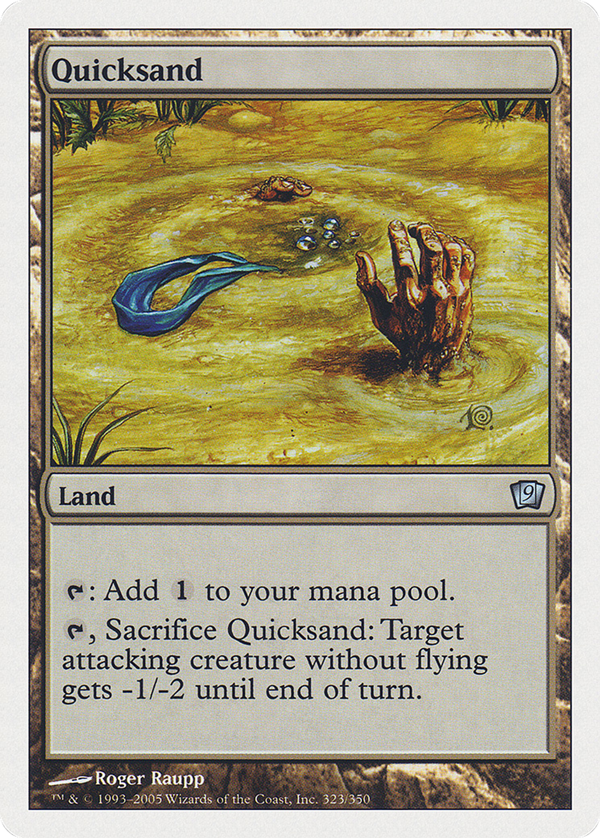 Sables mouvants — Ninth Edition — Magic: The Gathering