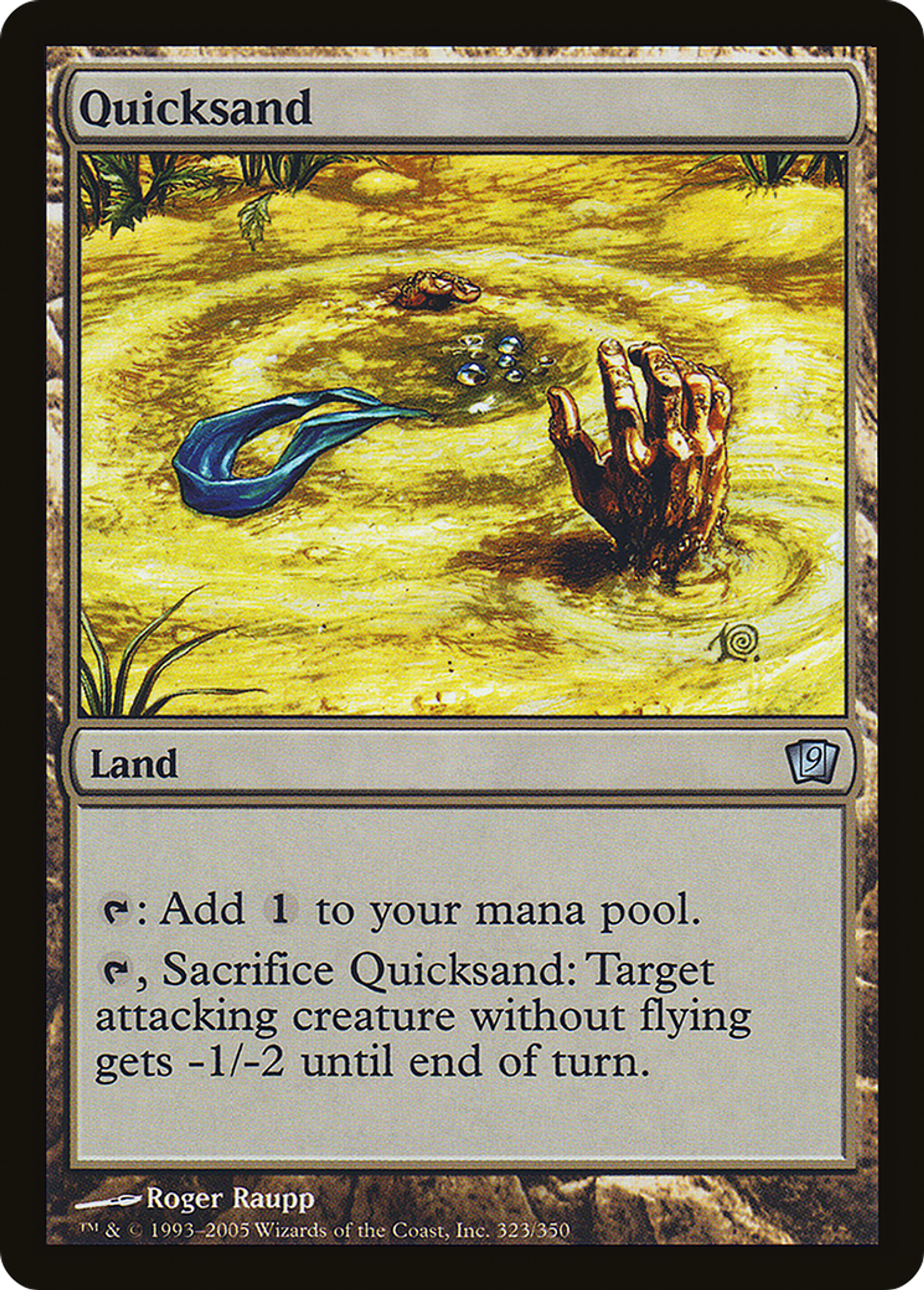 Sables mouvants — Ninth Edition — Magic: The Gathering