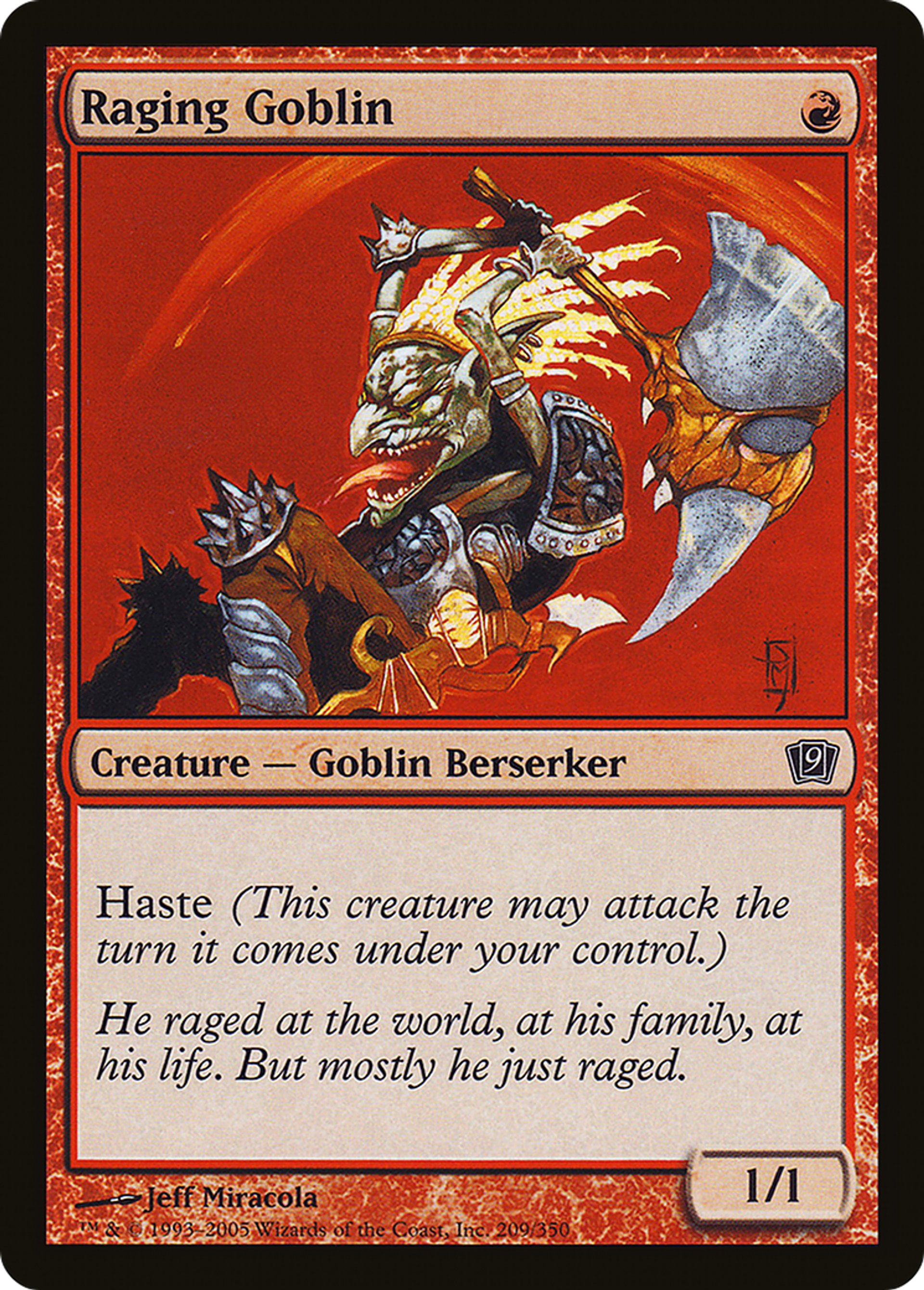 Gobelin enragé — Ninth Edition — Magic: The Gathering