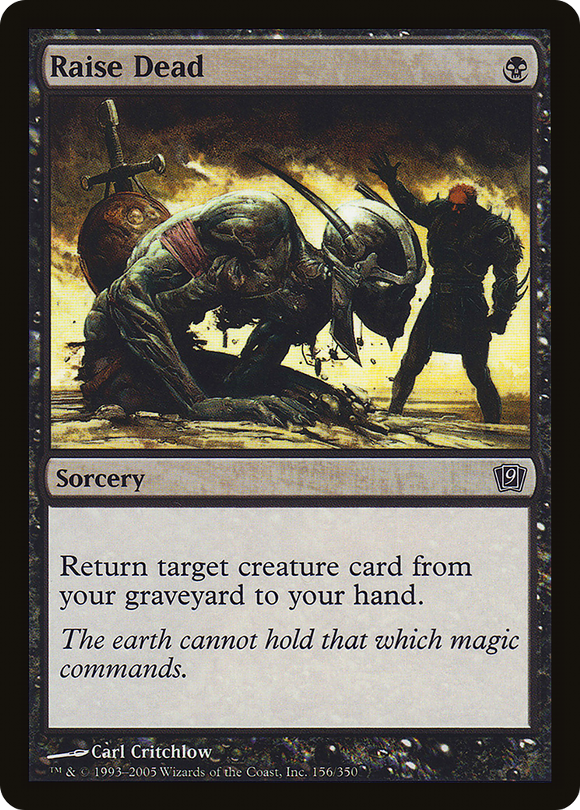 Exhumation — Ninth Edition — Magic: The Gathering