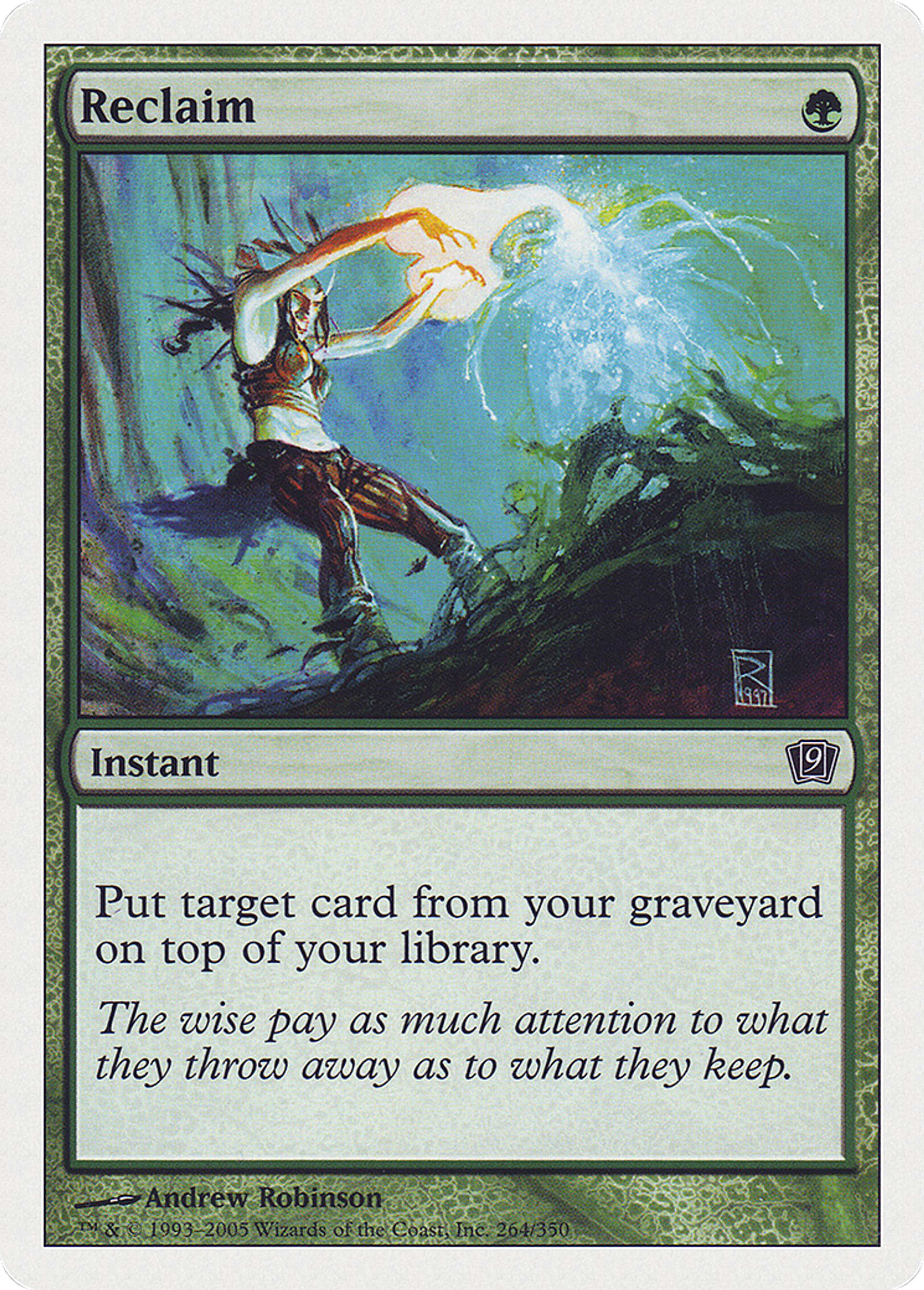 Récupération — Ninth Edition — Magic: The Gathering