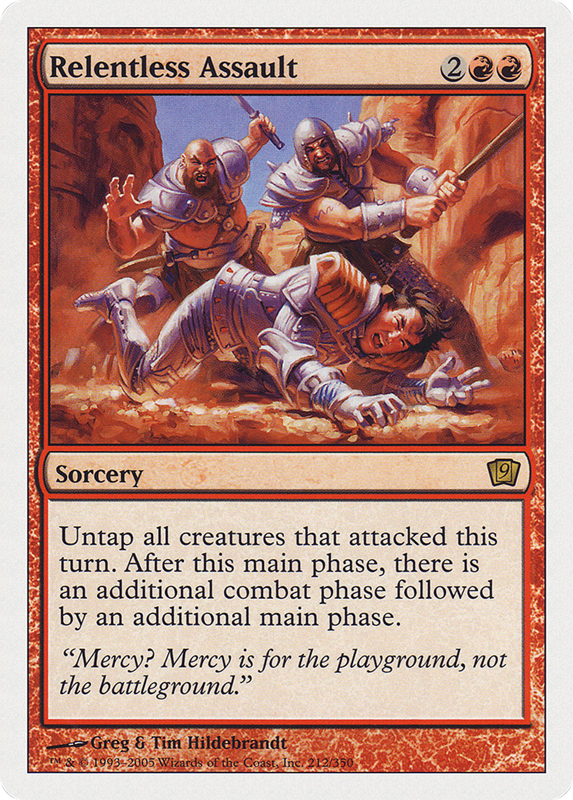 Assaut implacable — Ninth Edition — Magic: The Gathering