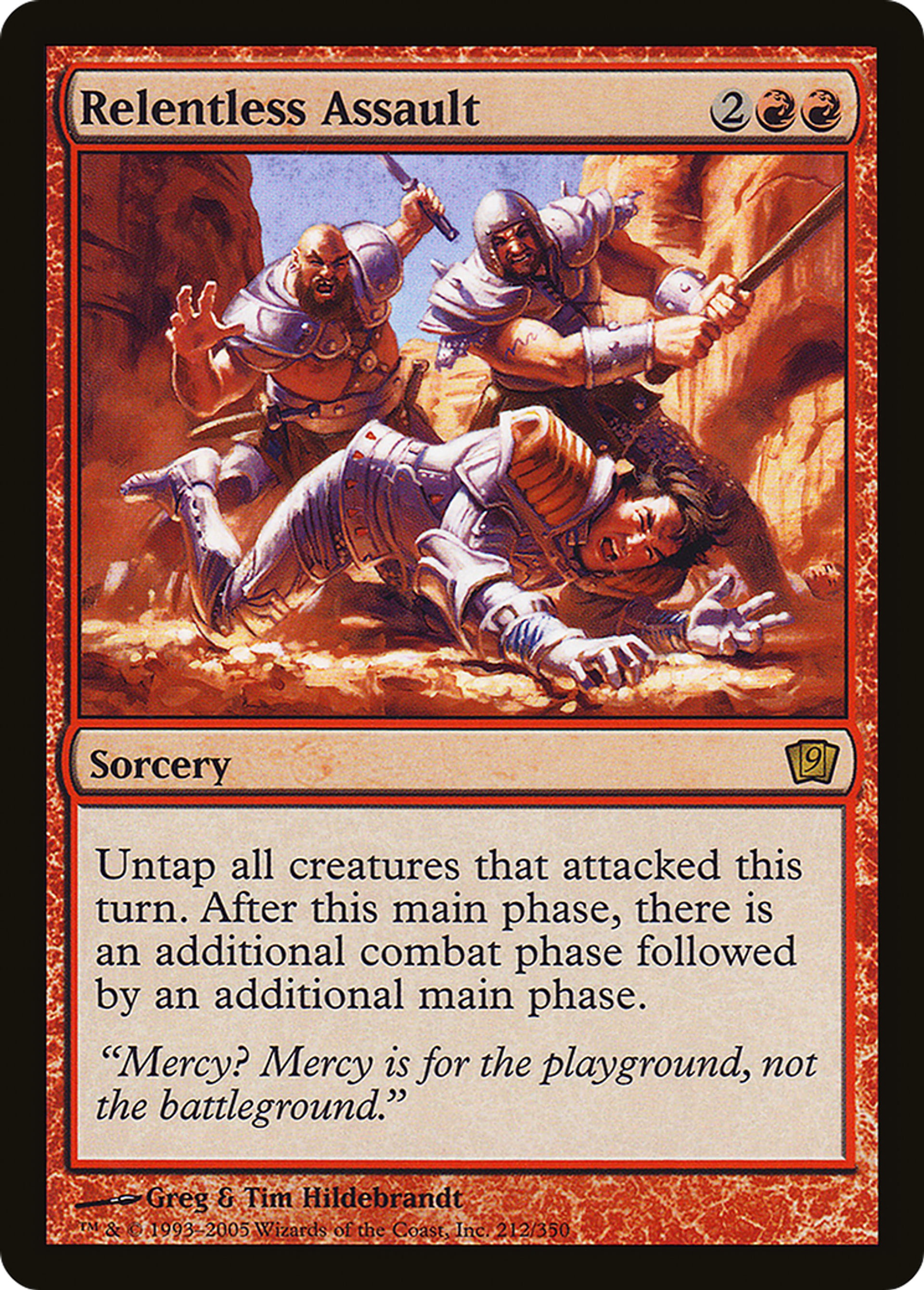Assaut implacable — Ninth Edition — Magic: The Gathering