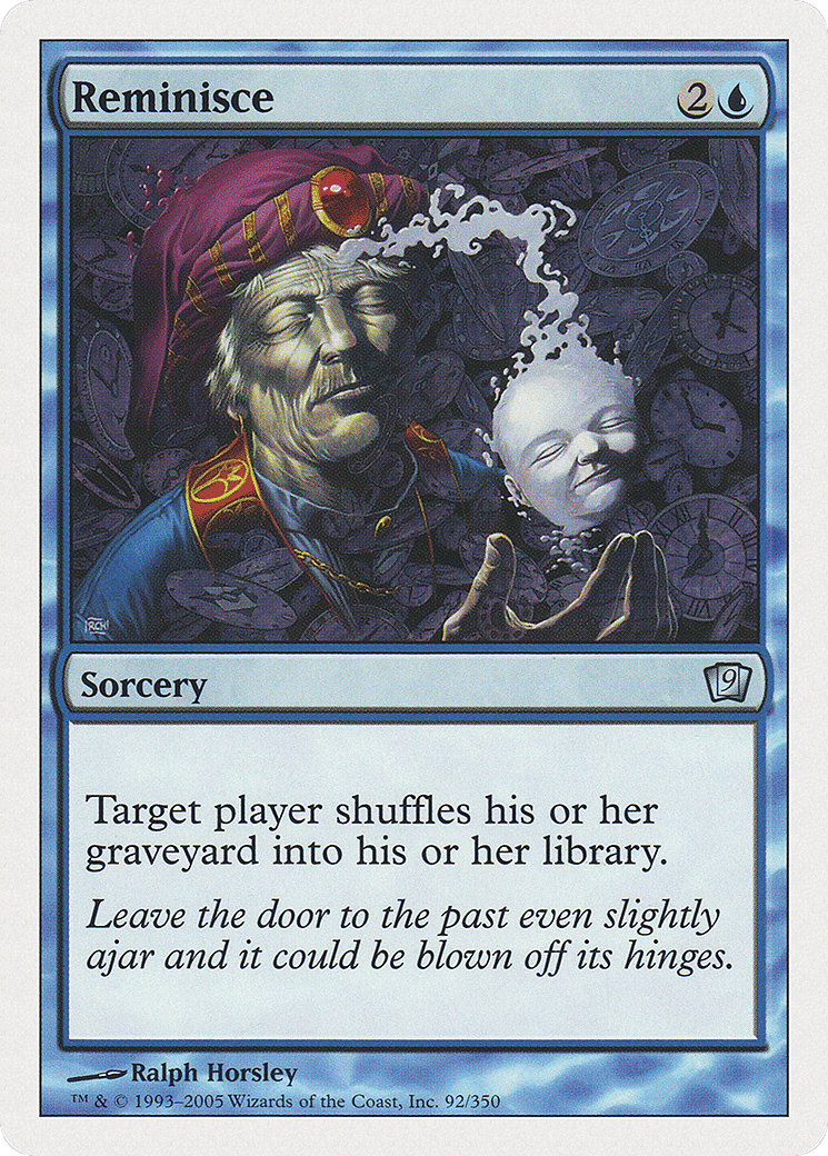 Reminisce — Ninth Edition — Magic: The Gathering