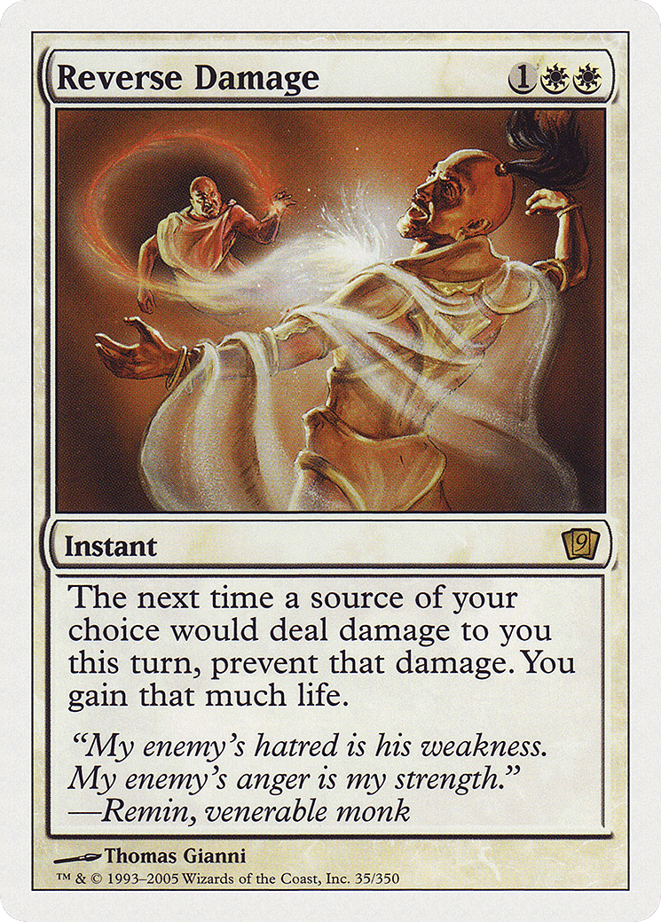 Reverse Damage — Ninth Edition — Magic: The Gathering