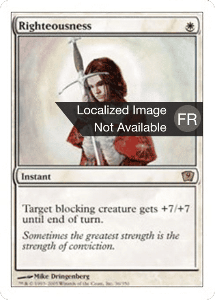 Droiture — Ninth Edition — Magic: The Gathering