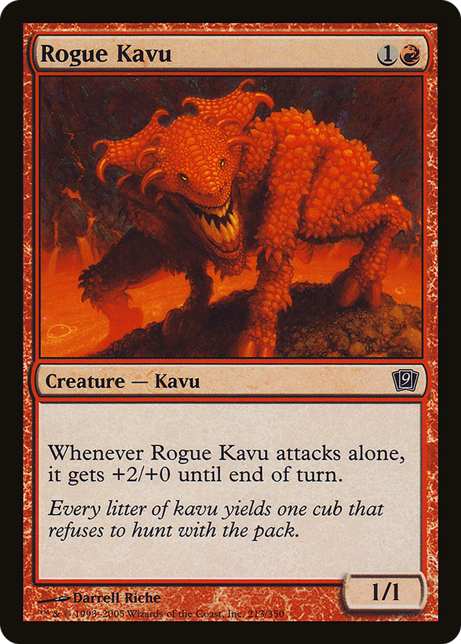 Kavru solitaire — Ninth Edition — Magic: The Gathering