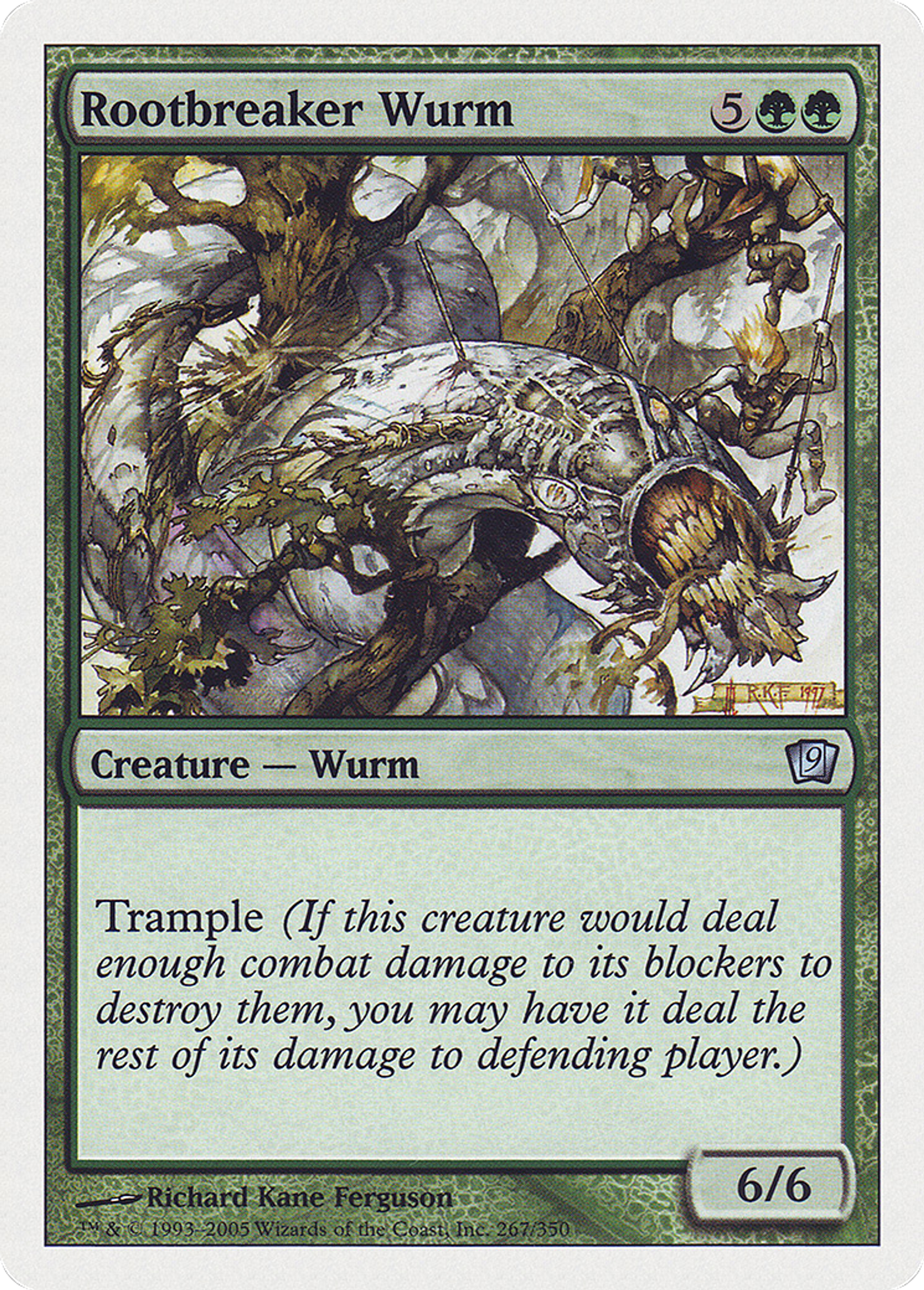 Guivre brise-racines — Ninth Edition — Magic: The Gathering