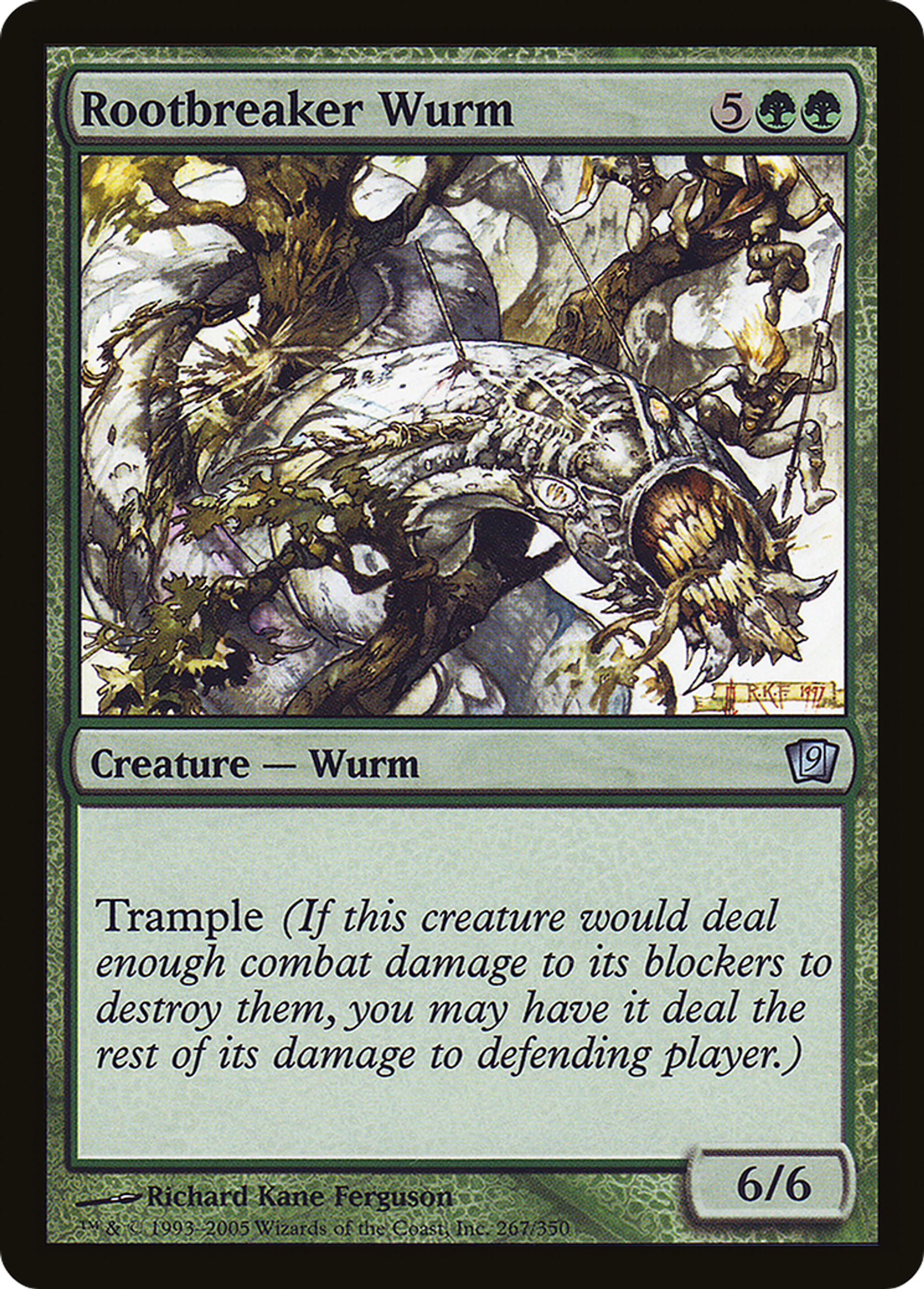 Guivre brise-racines — Ninth Edition — Magic: The Gathering