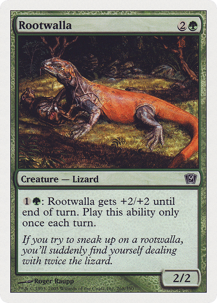 Rootwalla — Ninth Edition — Magic: The Gathering