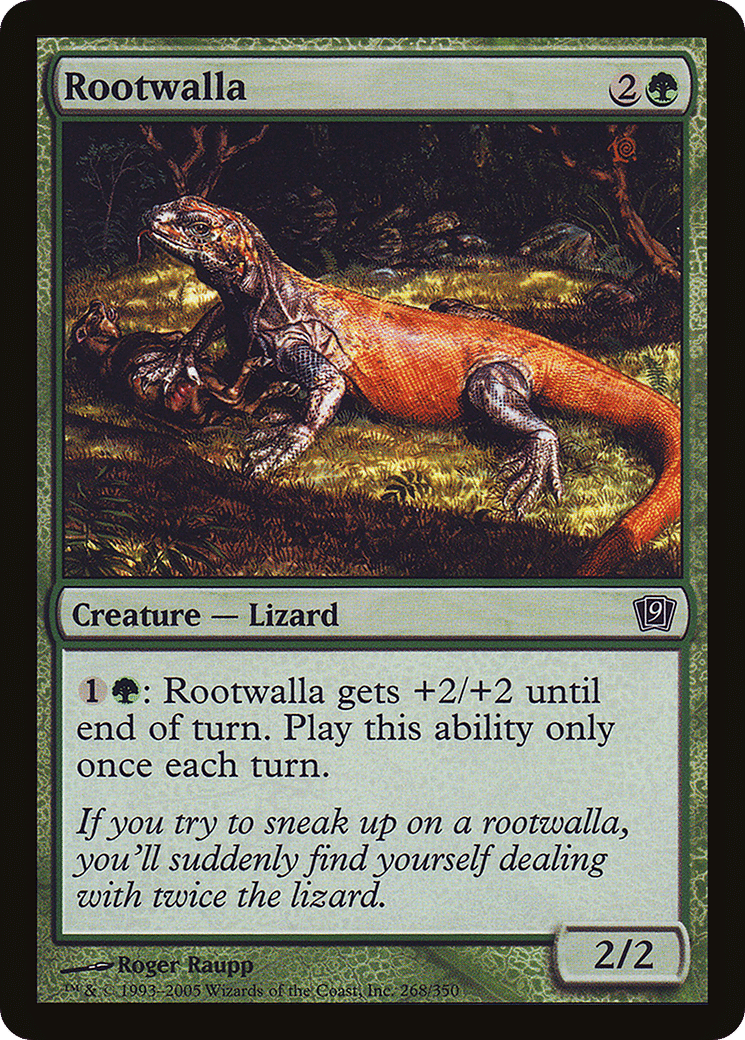 Rootwalla — Ninth Edition — Magic: The Gathering
