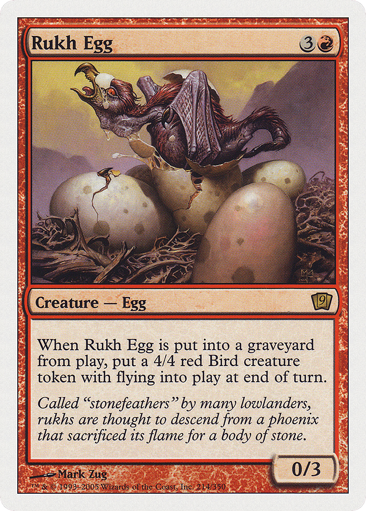 Rukh Egg — Ninth Edition — Magic: The Gathering