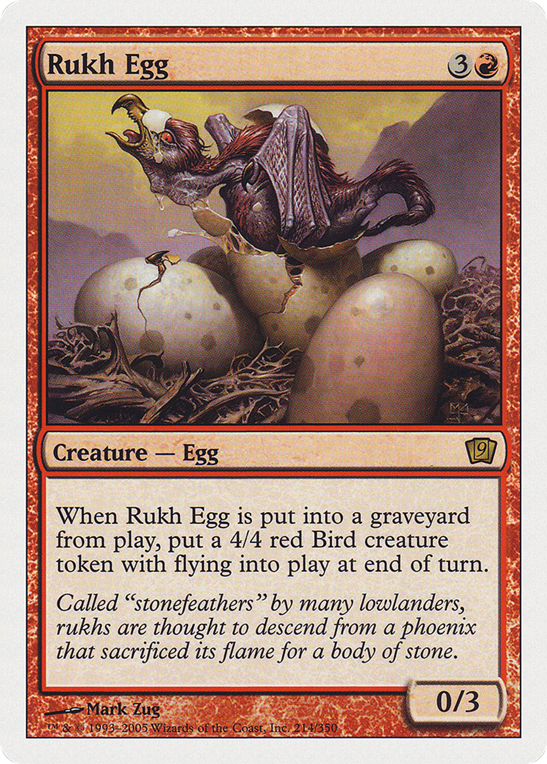 Œuf de rukh — Ninth Edition — Magic: The Gathering