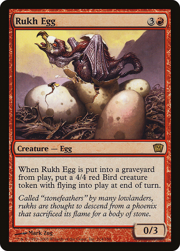 Rukh Egg — Ninth Edition — Magic: The Gathering
