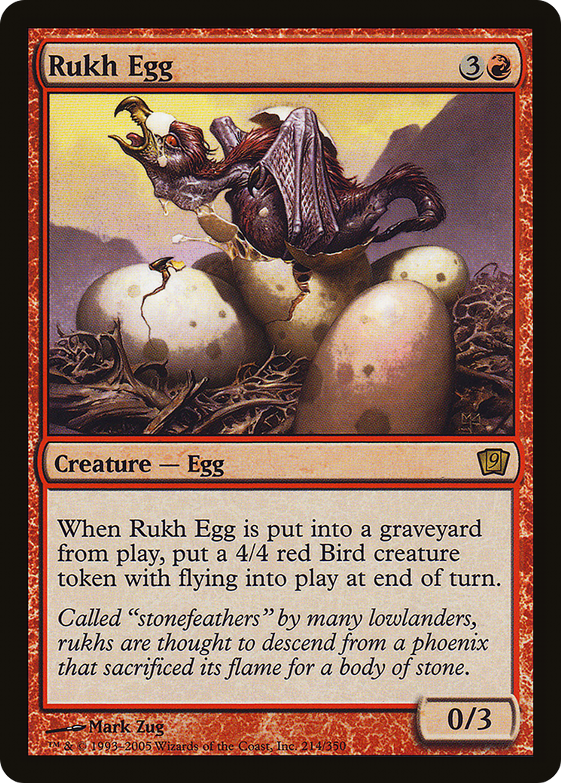 Œuf de rukh — Ninth Edition — Magic: The Gathering