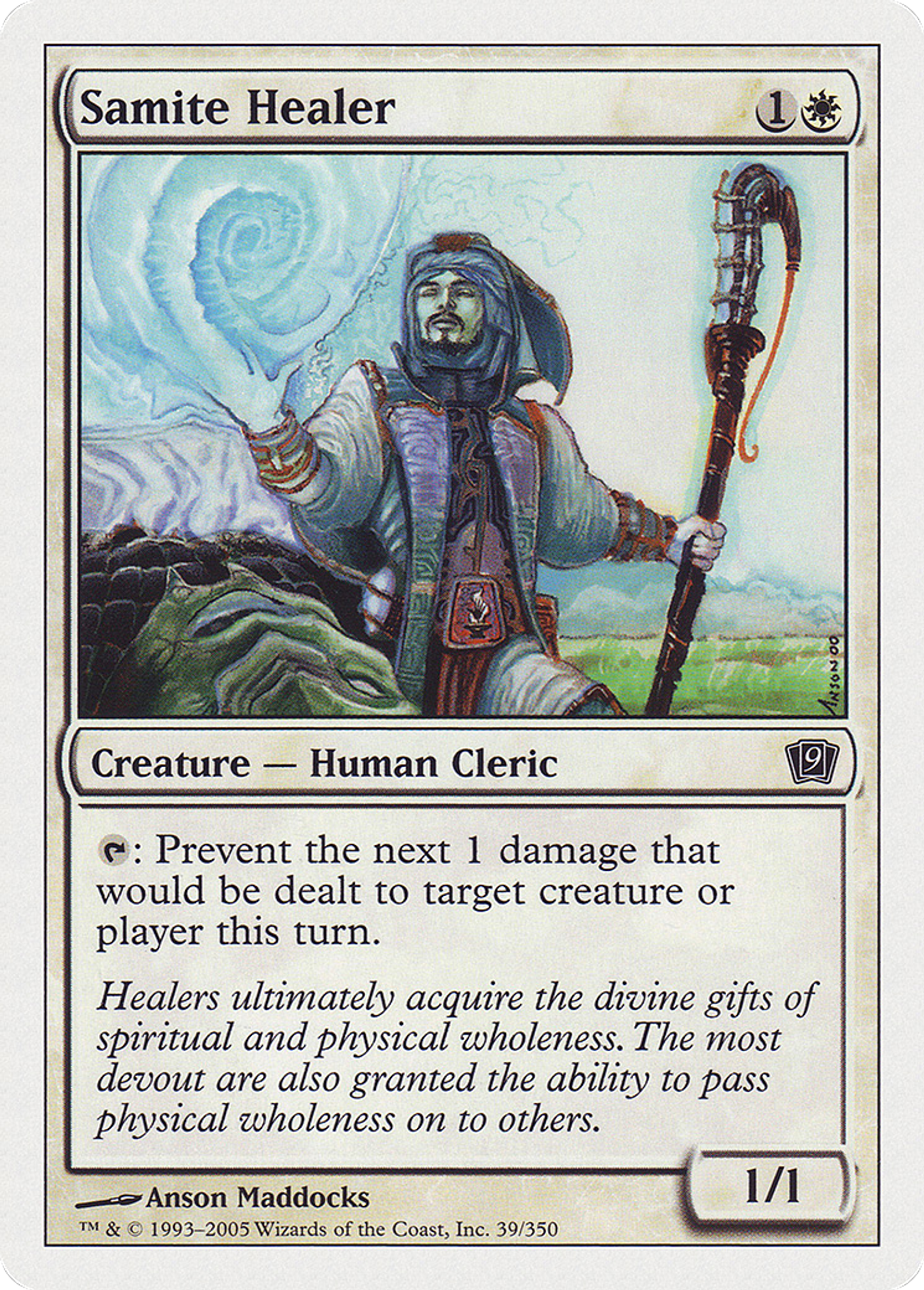 Guérisseur sanctif — Ninth Edition — Magic: The Gathering