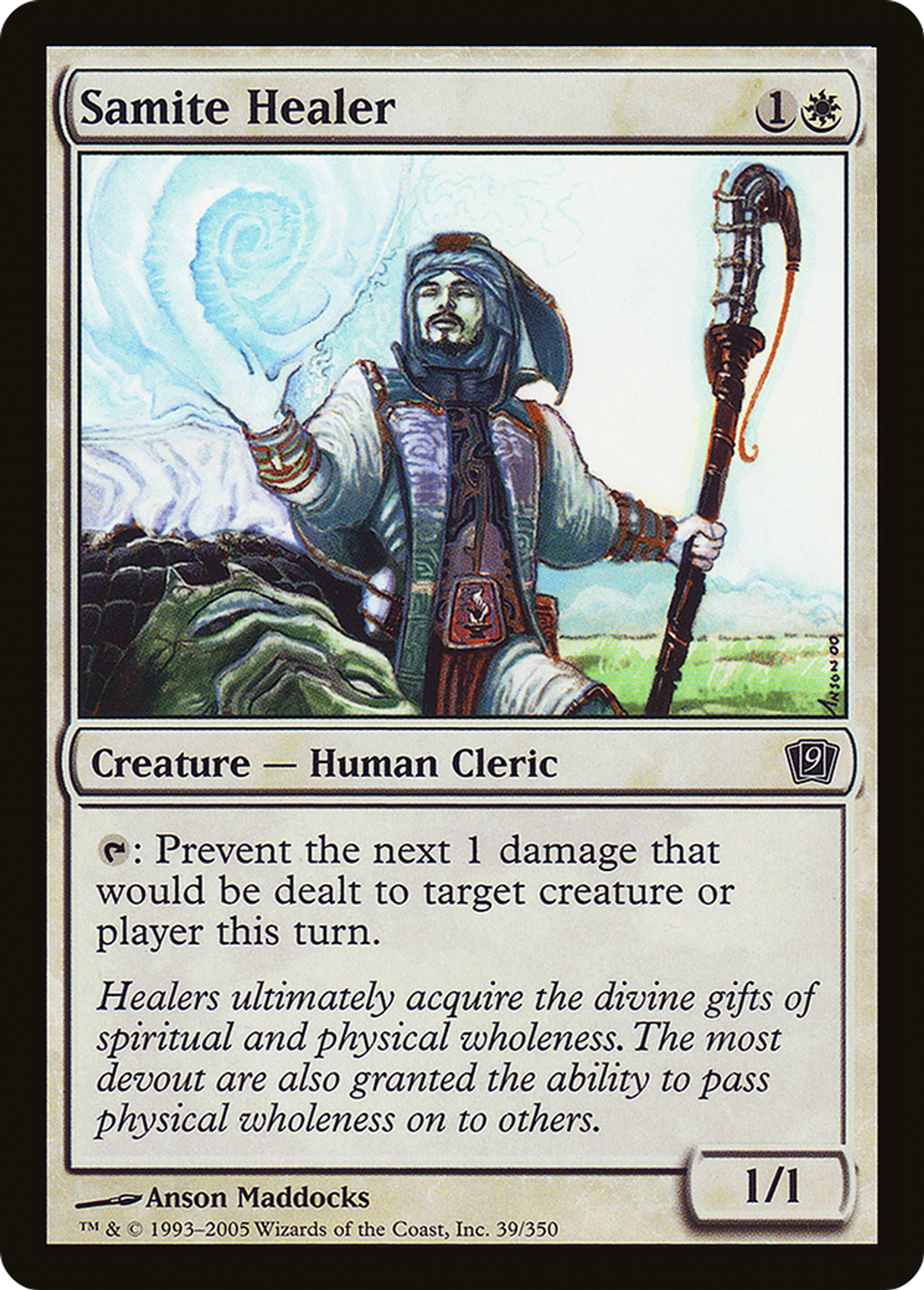 Guérisseur sanctif — Ninth Edition — Magic: The Gathering